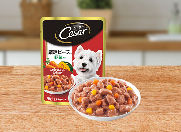 อาหารสุนัขซีซาร์® แบบเพาช์